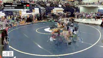 190 lbs. Champ. Round 2 - Kendall Angelo, Oak Park vs Cailyn Rector, Francis Howell North