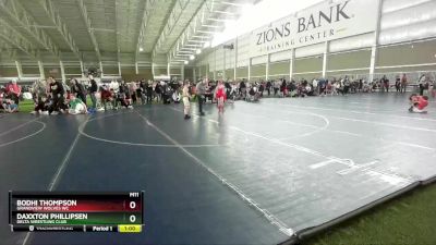 67 lbs Cons. Round 4 - Bodhi Thompson, Grandview Wolves WC vs Daxxton Phillipsen, Delta Wrestling Club