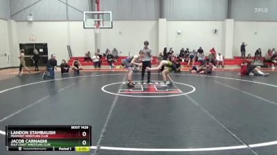 115 lbs Cons. Semi - Landon Stambaugh, Piedmont Wrestling Club vs Jacob Carnaghi, Gulf Coast Wrestling Club