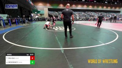 160 lbs Final - Talon Worden, Unaffiliated vs JORDAN MCKINNEY, OKWA