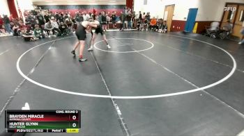 144 lbs Cons. Round 3 - Brayden Miracle, Natrona County vs Hunter Glynn, Kelly Walsh