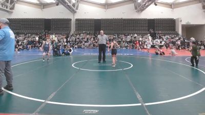 89 lbs Rr Rnd 3 - Gio Bellia, Smitty's Barn Black - ESC vs Carter Meng, American MMAW - ESC