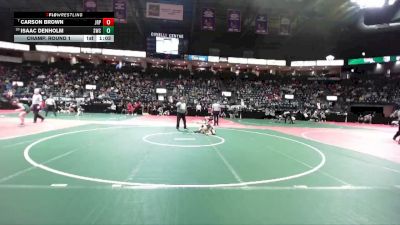 90 lbs Champ. Round 1 - Carson Brown, JRP1 vs Isaac Denholm, SWCA