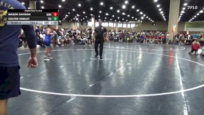 106 lbs Round 1 (6 Team) - Mason Davison, Blackman WC vs Colton Hubley, Team Rich Habits #3
