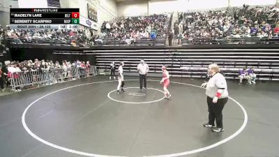 3A 125 lbs Cons. Round 1 - Madelyn Lake, Delta vs Serenity Scarpino, North Sanpete