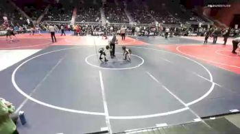 49 lbs Quarterfinal - Connor Sweat, Kalispell WC vs Landon Khan, Bear Cave