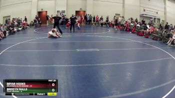 117 lbs Finals (8 Team) - Breidyn Ralls, Team Arizona vs Bryar Hooks, Oklahoma Elite Orange
