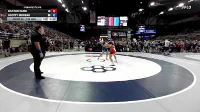 132 lbs Champ. Rd Of 256 - Daxton Kline, AR vs Scotty Moreau, MA