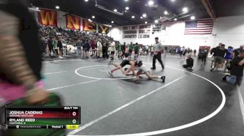 120 lbs Cons. Round 1 - Joshua Cadenas, Harvard Westlake vs Ryland Reed, Chaparral B