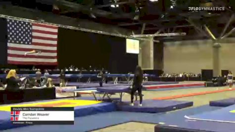 Camden Weaver - Double Mini Trampoline, The Palaestra - 2021 USA Gymnastics Championships