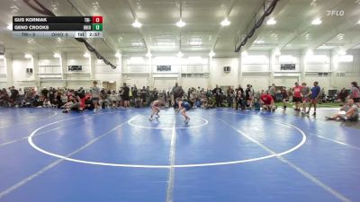 80 lbs Round Robin 2 - Gus Korniak, Tri-State Grapplers - MS vs Geno Crooks, Ohio Gold - Black - MS