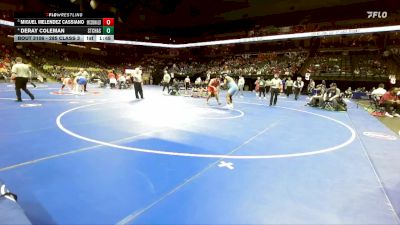 285 Class 3 lbs Champ. Round 1 - Miguel Melendez Cassiano, McDonald County vs DeRay Coleman, St. Charles