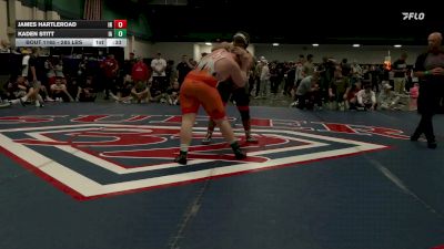 285 lbs Consi Of 8 #2 - James Hartleroad, IN vs Kaden Stitt, IA