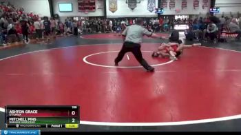 106 lbs 3rd Place Match - Mitchell Pins, Dubuque Hempstead vs Ashton Grace, Ottumwa