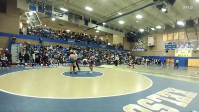 125lbs Cons. Round 4 - Jennifer Reinoso, Edmonds-Woodway (Girls) vs Averie Reynolds, Black Hills (Girls)