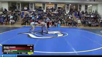 184 lbs Champ. Round 1 - Collins Liveoak, Brewbaker Tech vs Blake Chance, W. S. Neal