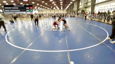 105 lbs Round 1 (9am Friday) - James Yonushonis, Minion Black vs Gregory Burkes, Westshore D.S.