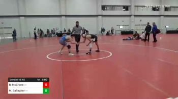 120 lbs Consolation - Brendan McCrone, OH vs Maxwell Gallagher, NY
