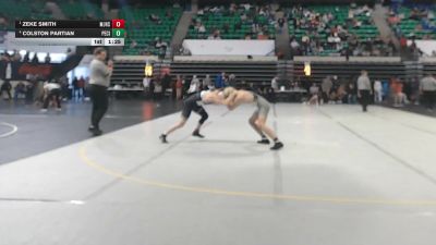 6A 132 lbs Semifinal - Zeke Smith, Mortimer Jordan HS vs Colston Partian, Pell City