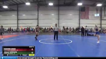 100 lbs Round 2 (6 Team) - Isisah Womack, Maryland Gold vs Hunter Knox, Oklahoma Tornados