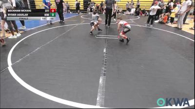 46 lbs Final - Beckham McKaig, Standfast vs Ryder Aguilar, Newkirk Takedown Club
