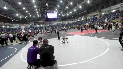 46 lbs Rr Rnd 5 - Luciano Hernandez, Fort Lupton Bluedevils vs Titus Vessey, Arvada West