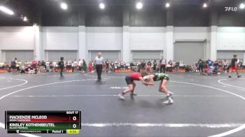 55/62 Round 1 - Mackenzie McLeod, Bison Takedown vs Kinsley Kothenbeutel, Black Mambas