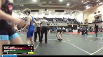113 lbs Champ. Round 2 - Wyatt Ulrey, Maurer Coughlin Wrestling Club vs Aidan Smalley, Indiana