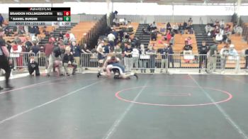 215 lbs Consi Of 8 #2 - Brandon Hollingsworth, Wellesley vs Daniel Burdin, Needham