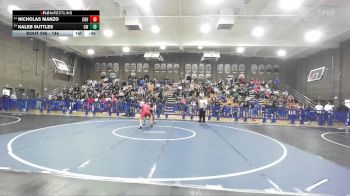144 lbs Cons. Round 4 - Kaleb Suttles, Golden West vs Nicholas Manzo, Chowchilla