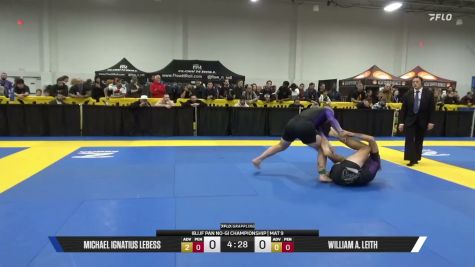 William A. Leith vs Michael Ignatius Lebess 2026 Pan IBJJF Jiu-Jitsu No-Gi Championship