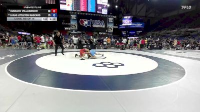 126 lbs Cons. Rd Of 16 - Ignacio Villasenor, OK vs Lukas Littleton Mascaro, PA