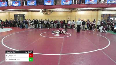 138 lbs Consi Of 16 #1 - Thomas Lynch, LaSalle Academy vs Stevie Damboise, Goffstown