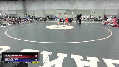 144 lbs Round 2 (6 Team) - Jackson Rowling, North Carolina vs Brayden Cash, Arkansas Red