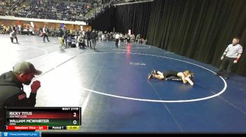 108 lbs Cons. Semi - Ricky Titus, USA Mat Club vs William Mcwhirter, Iowa