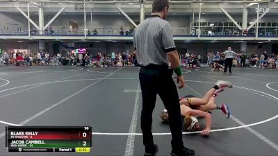 96 lbs Round 7 (10 Team) - Blake Kelly, 84 Athletes vs Jacob Cambell, Iron Horse