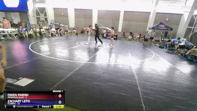 94 lbs Round 1 (8 Team) - Owen Parish, Minnesota Blue vs Zachary Leto, Florida