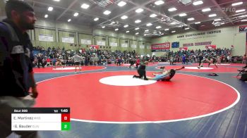 134 lbs Round Of 16 - Elijah S. Martinez, Mission Oak vs Gavin Bauder, Clovis North