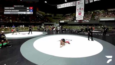 74 lbs Cons. Round 2 - Keeni Bates, Redwood Wrestling Club vs Esteban Navarro, Delano Diablos Wrestling