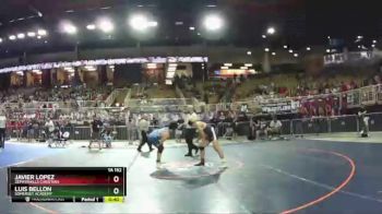 1A 152 lbs Cons. Round 3 - Luis Bellon, Somerset Academy vs Javier Lopez, Zephyrhills Christian