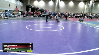 144 lbs Cons. Round 2 - Daniel Gonzalez, Millard South vs Braden Perciful, Ponca City