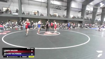 150 lbs Cons. Round 2 - Joseph Waldon, WA vs Richard Halvorson, CA