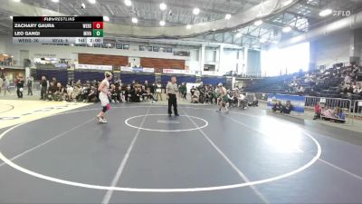 131 lbs Semifinals (4 Team) - Leo Gangi, Minisink Valley vs Zachary Gaura, Webster Schroeder High Sch
