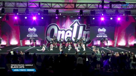 Premier Athletics - Nashville - BLACK CATS [2025 L1 Youth - Medium Day 1] 2025 One Up Grand Nationals