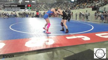 120 lbs Consi Of 32 #2 - Paisley Cottman, Smith Wrestling Academy vs Addyson Westbrook, Madill