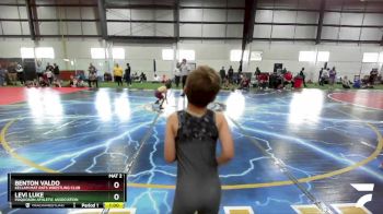 47-48 lbs Cons. Semi - Benton Valdo, Kellam Mat Rats Wrestling Club vs Levi Luke, Poquoson Athletic Association