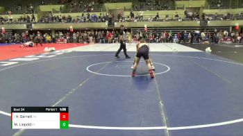 95 lbs Quarterfinal - Hawke Garrett, Team Nazar vs Mathias Liepold, Flat Earth