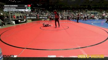 40 lbs Round Of 16 - Rocco Camarena, SoCal Hammers vs Ashtyn Dostal, Howells-Dodge