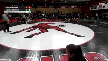 155 lbs Semifinal - Cecilia Chatman, Pittsburg Senior vs Catania Dekeyrel, San Marin