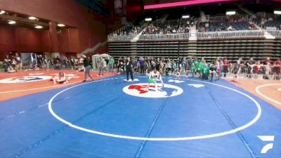 74 lbs Champ. Round 2 - Hugh Martin, Lander USA Wrestling vs Paele Rapp, Powell Wrestling Club